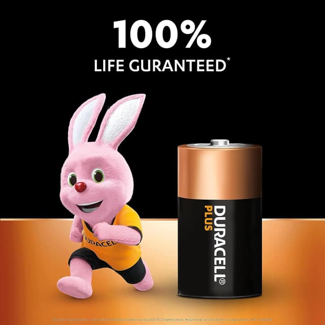Detalle 2 de Duracell Plus D Batteries 1.5V 4 Pack