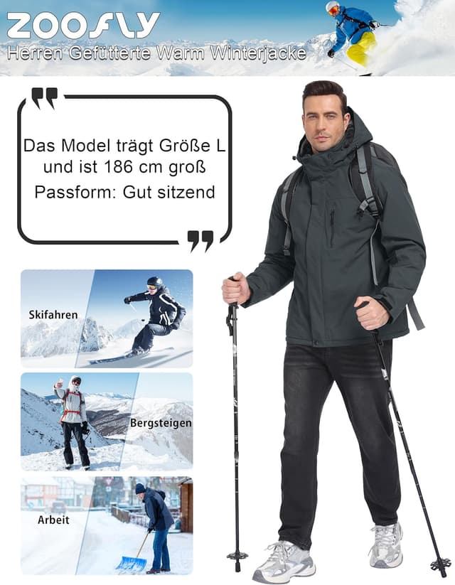 Thumbnail 5 de Zoofly Skijacke 10.000 mm wasserdicht