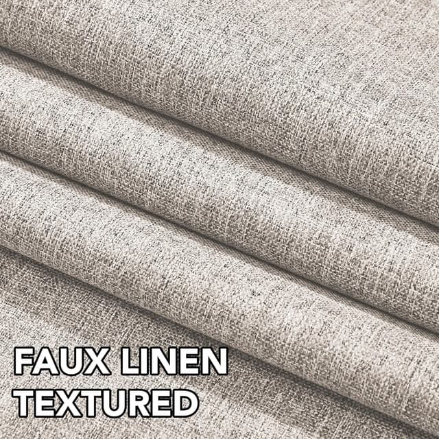 Thumbnail 1 de Deconovo Rideaux occultants kaki 140x180 cm (2 panneaux)