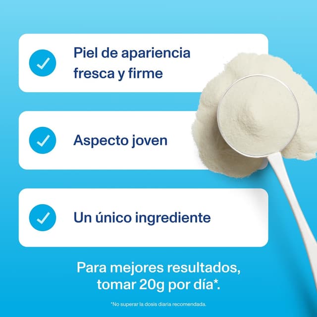 Detalle de Vital Proteins Péptidos de Colágeno en Polvo 💧 Sin Sabor 587g