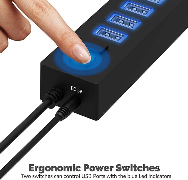 Thumbnail 5 de SABRENT USB 2.0 Hub 13 Ports