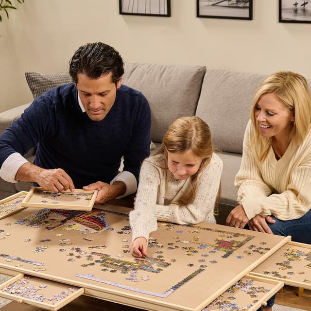 Thumbnail 5 de Wooden Puzzle Board 35 x 26 inch 🎲