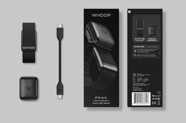 Thumbnail 7 de WHOOP 5.0 Peak Schwarz Fitness- und Life-Tracker ohne Display (Jahresabonnement)