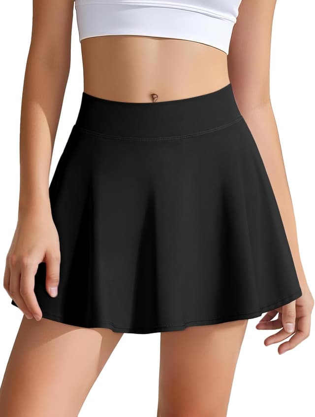 Imagen de JOCMIC Girls 2-in-1 Athletic Skort en OfertitasTOP
