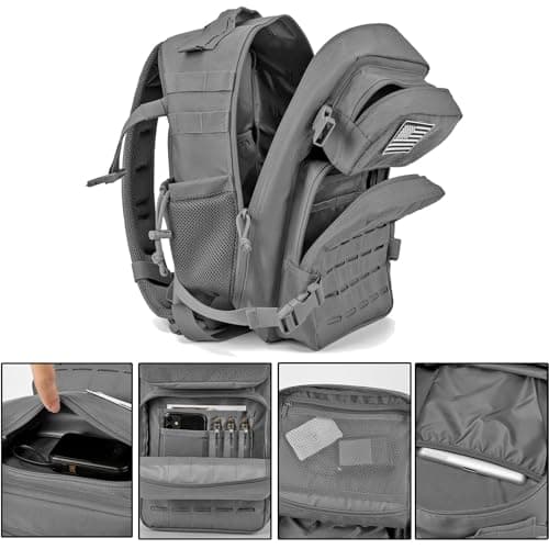 Thumbnail 4 de QT&QY Mochila táctica 25L