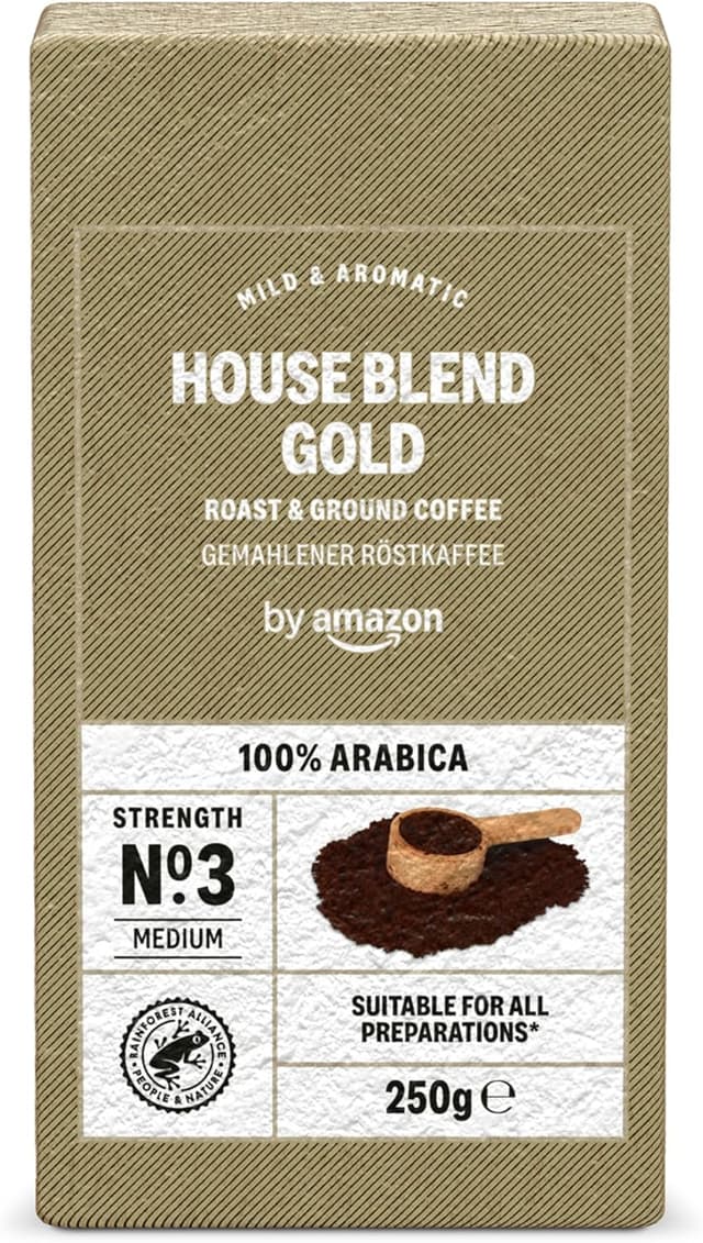 Imagen de by Amazon House Blend Gold, café moulu 250 g ⚖ en OfertitasTOP