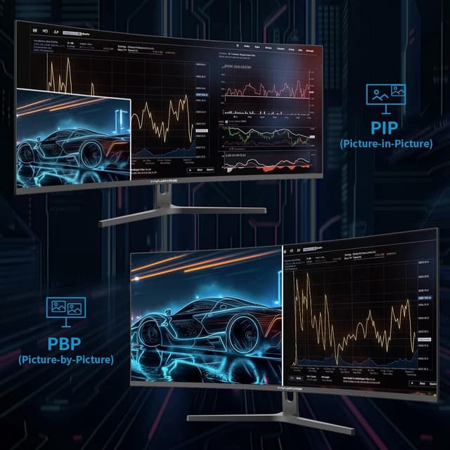 Thumbnail 5 de Minifire MFG34C5Q 34" UWQHD Curved Gaming Monitor 165Hz