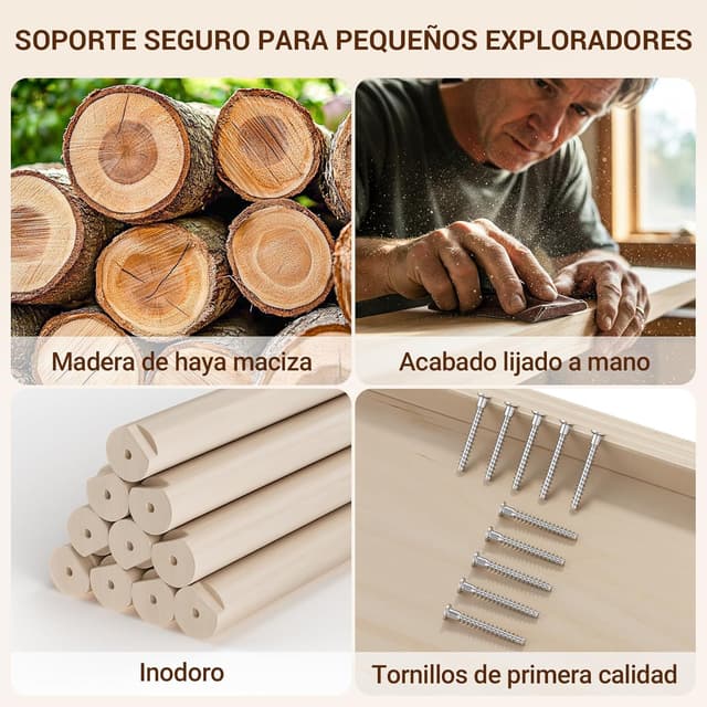 Thumbnail 5 de COSYLAND 8 en 1 Triángulo de Escalada Montessori 18 meses