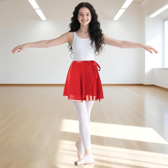 Detalle de Baisdan Ballet Wrap Skirt 33cm length 🩰