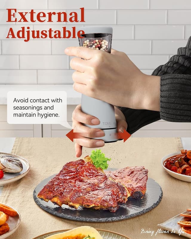 Thumbnail 5 de Stainless Steel Salt & Pepper Grinder Set