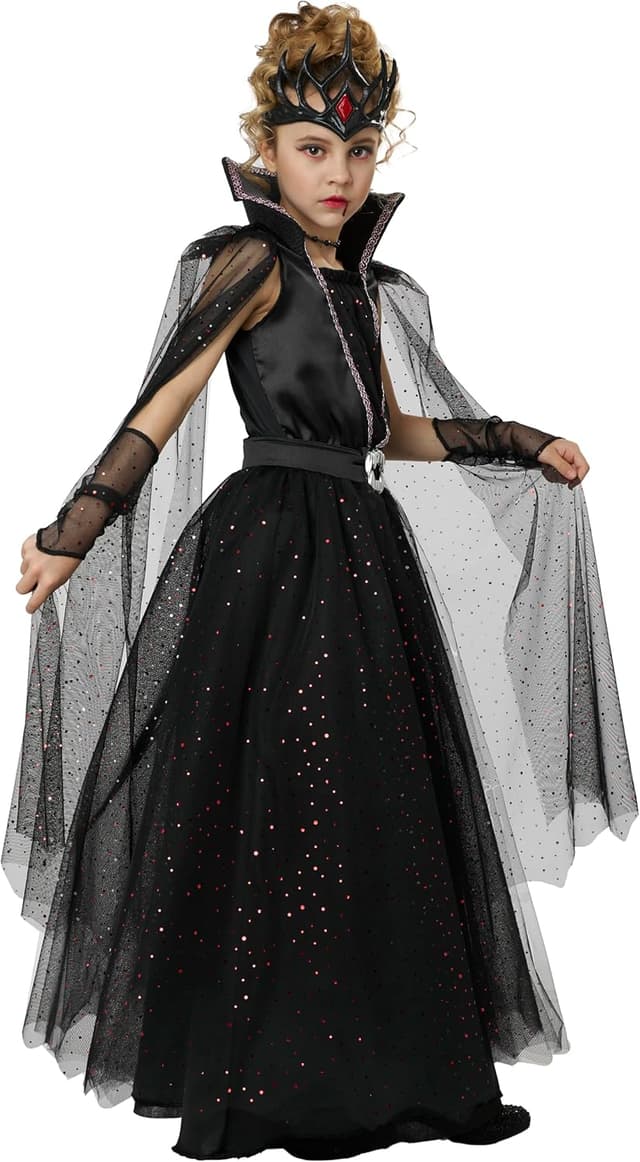Detalle 2 de California Costumes Girls' Vampire Queen costume set