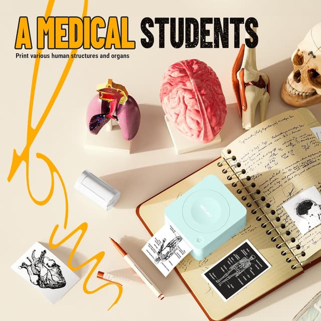 Thumbnail 3 de Nelko PM230 Aufkleber Drucker 3 Rollen 54mm