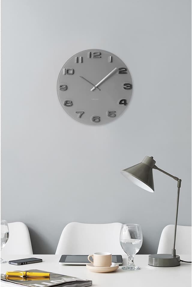 Thumbnail 1 de Karlsson KA5489GY horloge vintage rond