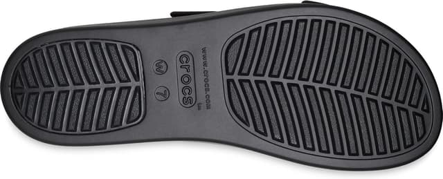 Detalle de Crocs Brooklyn Buckle Sandalo da donna con zeppa bassa LiteRide