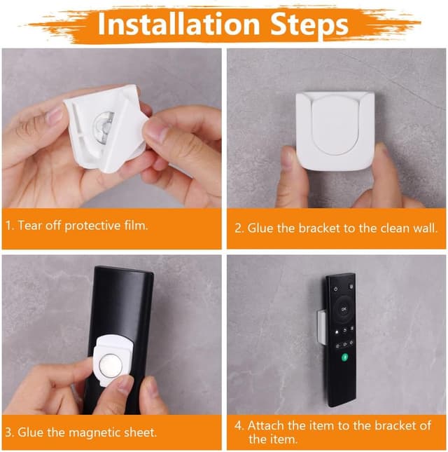 Detalle 1 de OFFCUP Support telecommande magnétique mural 4 pcs