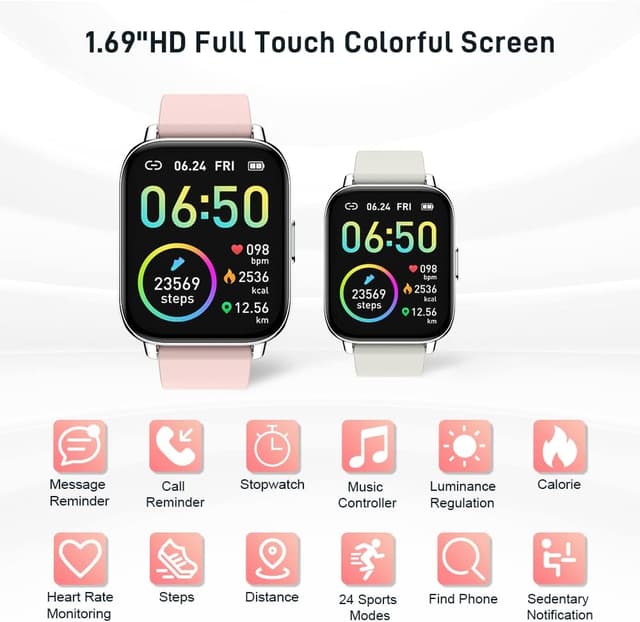 Detalle 2 de Motast Smart Watch 1.69in Screen