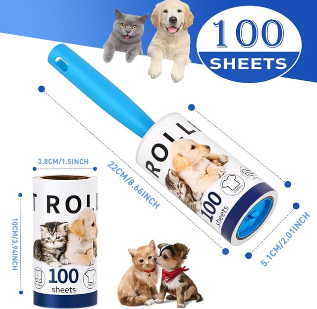 Thumbnail 2 de Lint Rollers for Pet Hair Remover 600 Sheets