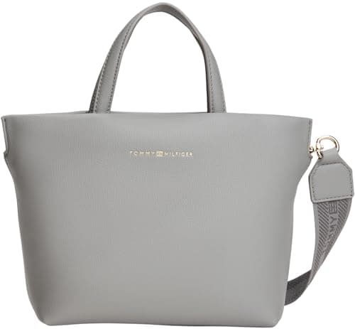 Detalle de Tommy Hilfiger TH Logotape Mini Tote, Grey