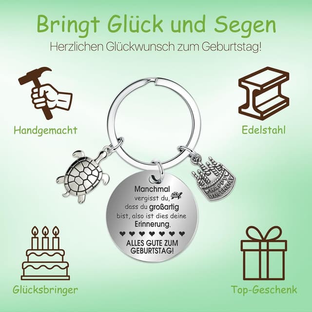 Thumbnail 5 de Farbeele Sonnenblumen-Schildkröte Schlüsselanhänger