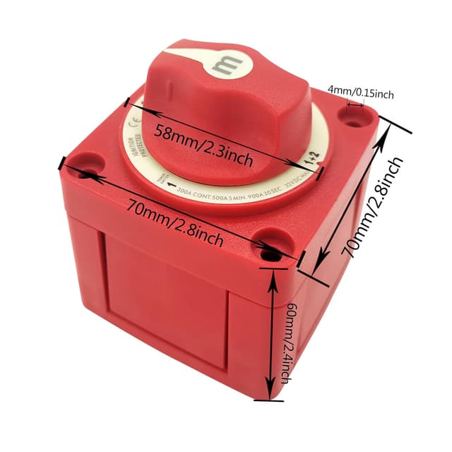 Thumbnail 1 de JT-HLM 32V Boat Selector Disconnect Rotary Switch