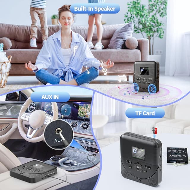 Thumbnail 4 de FELEMAN Lettore CD portatile 6h