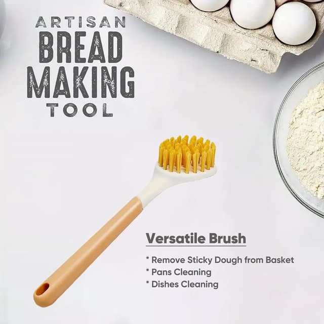 Thumbnail 6 de Gärkörbchen Sauerteig-Starterglas-Set mit ovalem Gärkorb, Schaber, Cutter, Liner & Zubehör