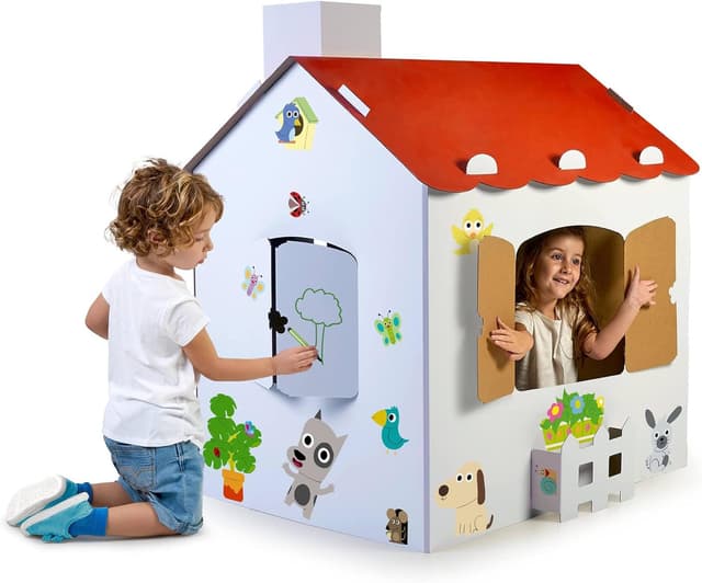 Detalle 2 de FEBER FEB06000 Casa infantil grande para pintar 🎲