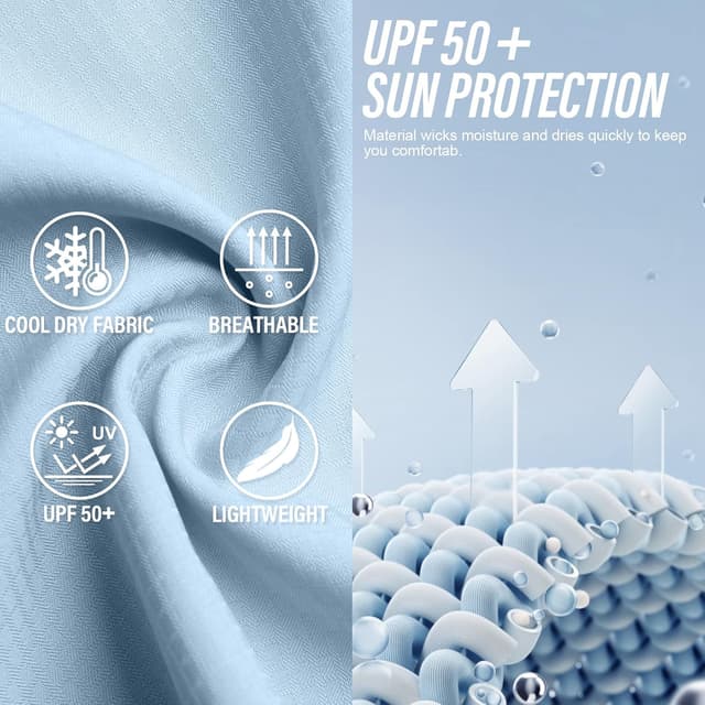 Detalle 2 de yeyity Outdoor Langarm Safari Hemd UPF50