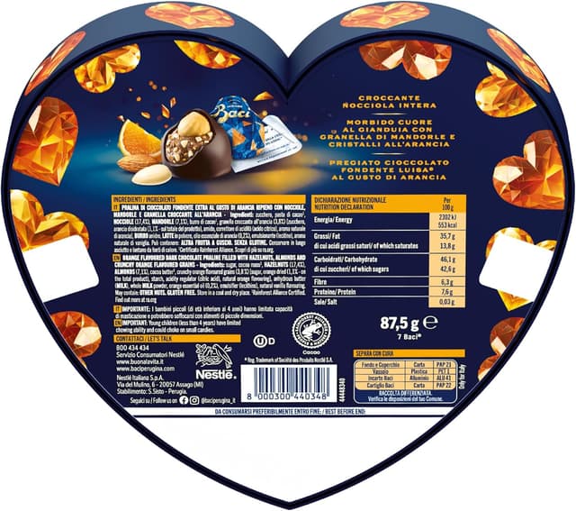 Thumbnail 3 de BACIPERUGINA Crystal 87,5g Cioccolatini fondenti 🍫