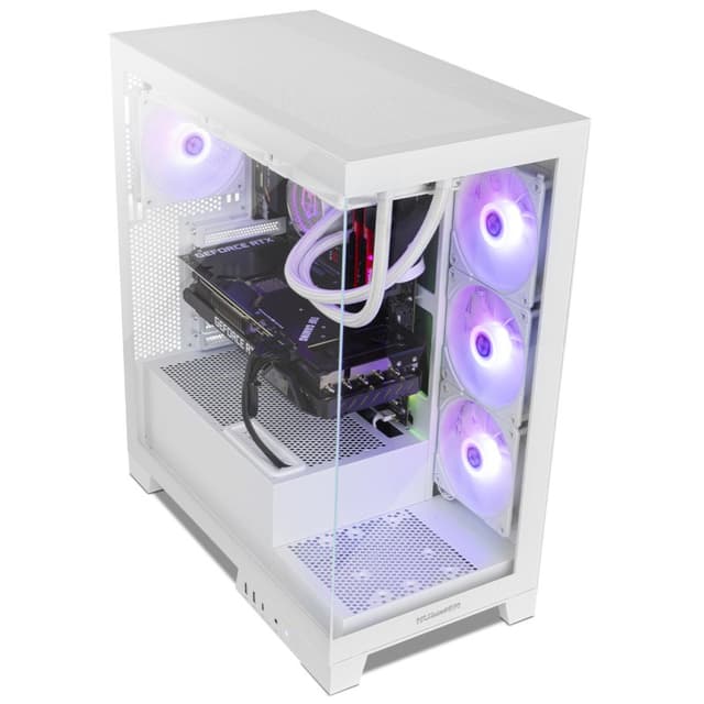 Detalle 2 de NOX Hummer GLOCK Semitorre ATX ARGB Cristal Blanca