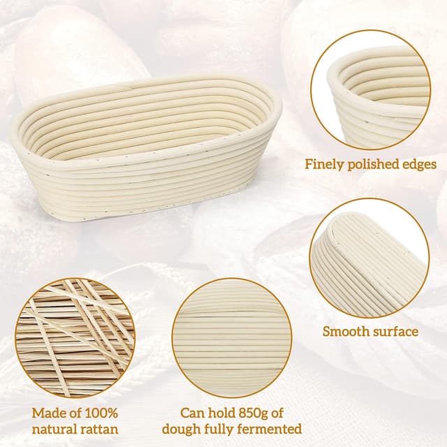 Thumbnail 1 de Clheatky Gärkörbchen Oval 25x15x8 cm