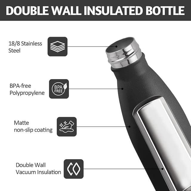 Thumbnail 2 de HoneyHolly Cantimplora Niños 500ML 🧊 Sin BPA, Térmica, Reutilizable