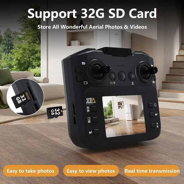 Thumbnail 6 de Toladrone TD12LCD drone pieghevole con telecamera 4K e trasmissione su schermo LCD