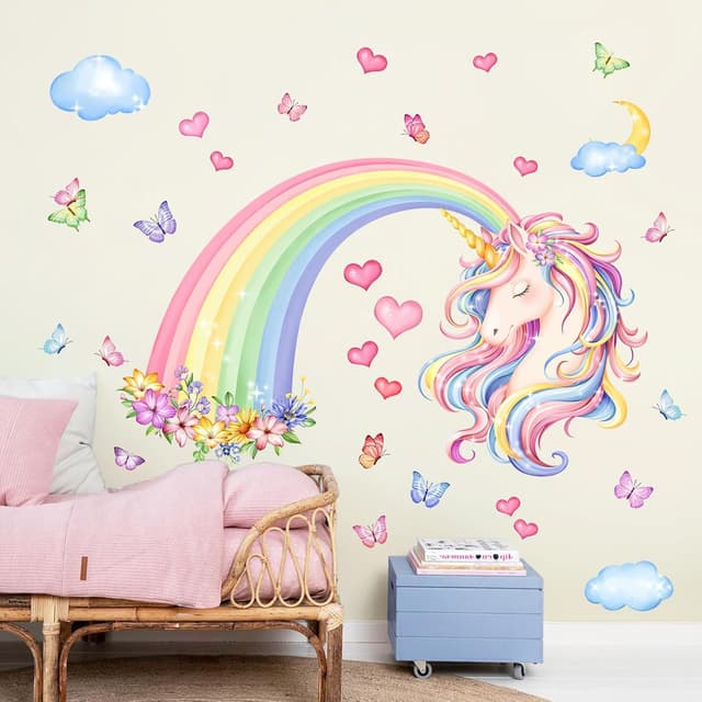 Thumbnail 4 de Supzone Large Rainbow Wall Stickers 108×65 cm 🎨