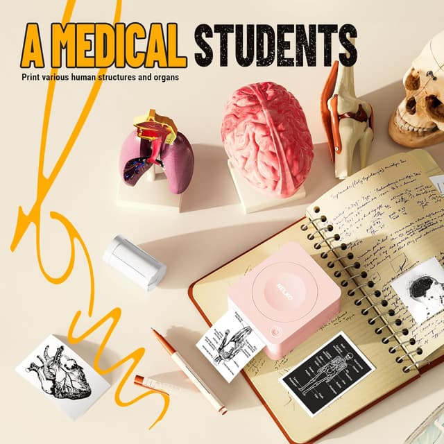 Thumbnail 4 de Nelko PM230 Aufkleber Drucker 3 Rollen 54mm