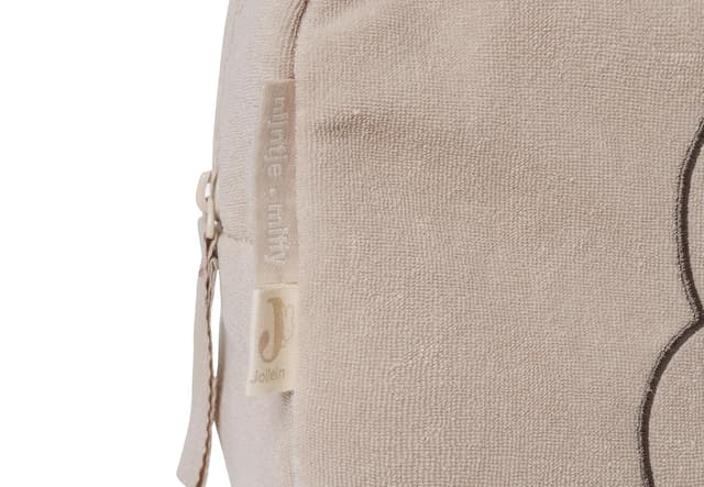 Detalle 2 de Jollein Frottee Windeltasche Miffy Nougat – Windeletui & Kosmetiktasche (Beige)