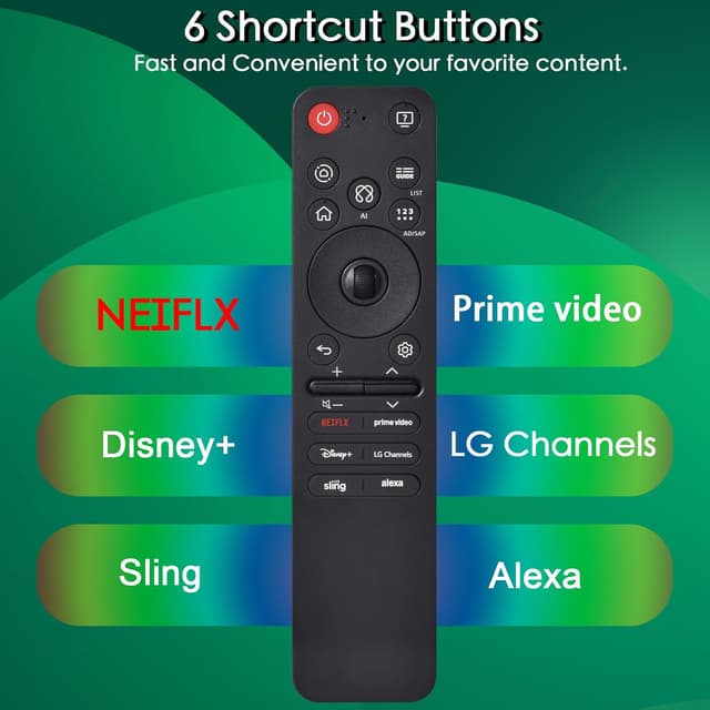 Thumbnail 3 de AI Magic Remote for LG AN-MR25GA Replacement