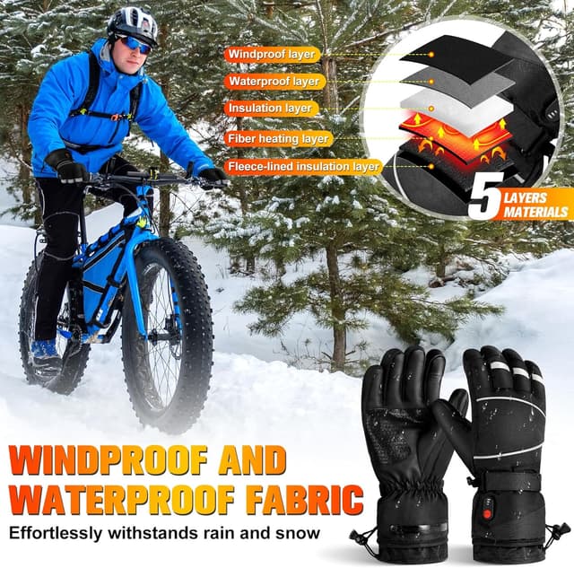 Thumbnail 2 de LanBlu beheizbare Handschuhe Damen Herren mit 3 Heizstufen