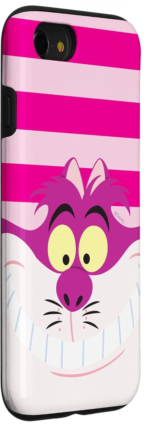 Detalle de Coque iPhone Alice Cheshire Rose rayée