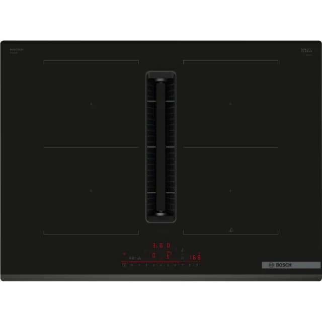 Detalle de Bosch PVQ731H26E placa inducción 71 cm 4 zonas