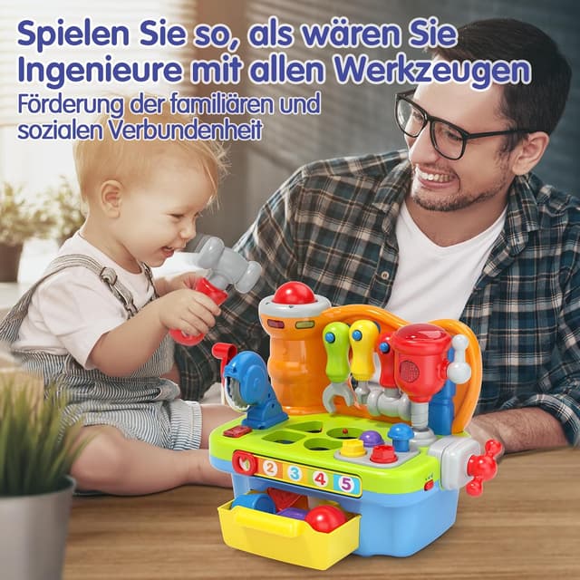 Thumbnail 5 de Werkbank Kinder Spielzeug ab 1 Jahr