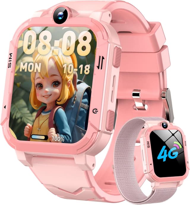 Detalle 2 de Blackview 4G Kids Smart Watch with GPS, SOS and Video Calling (ages 4–12)