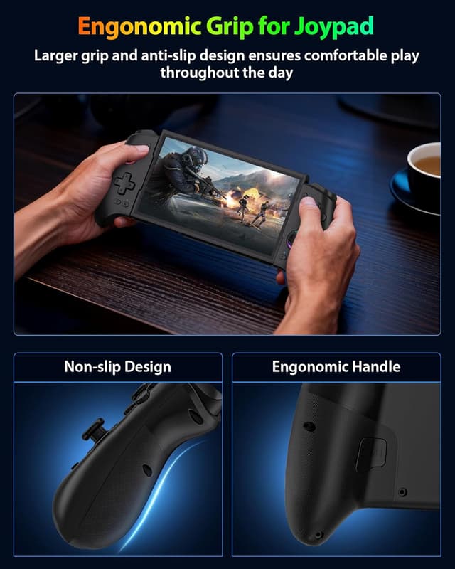 Thumbnail 6 de ZRZLMVP Wireless Switch Pro Controller for Switch 2 / Switch 1 / Switch OLED with Hall Effect Joysticks, 16 RGB and Turbo