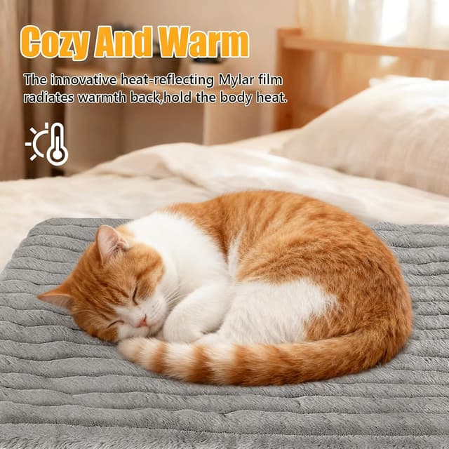 Detalle 2 de RIOGOO Tappetino autoriscaldante XL 90x60 cm 🐾