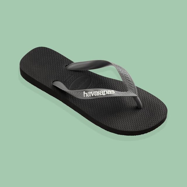 Detalle de Havaianas Top Logo Pop Up infradito unisex con suola antiscivolo e logo in evidenza