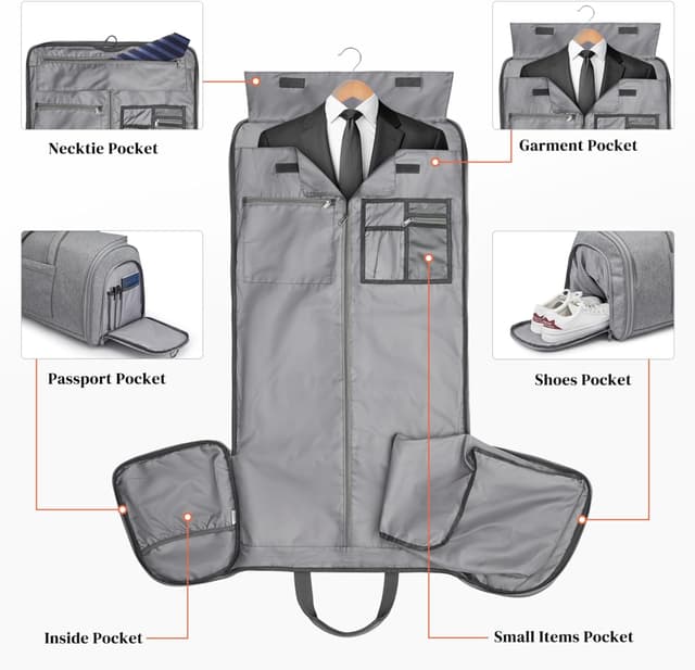 Thumbnail 6 de S-ZONE Sac à Vêtements Convertible 55 L