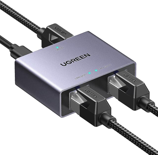 Imagen de UGREEN Ethernet Splitter 1-to-2, 1000Mbps Ethernet Switch en OfertitasTOP