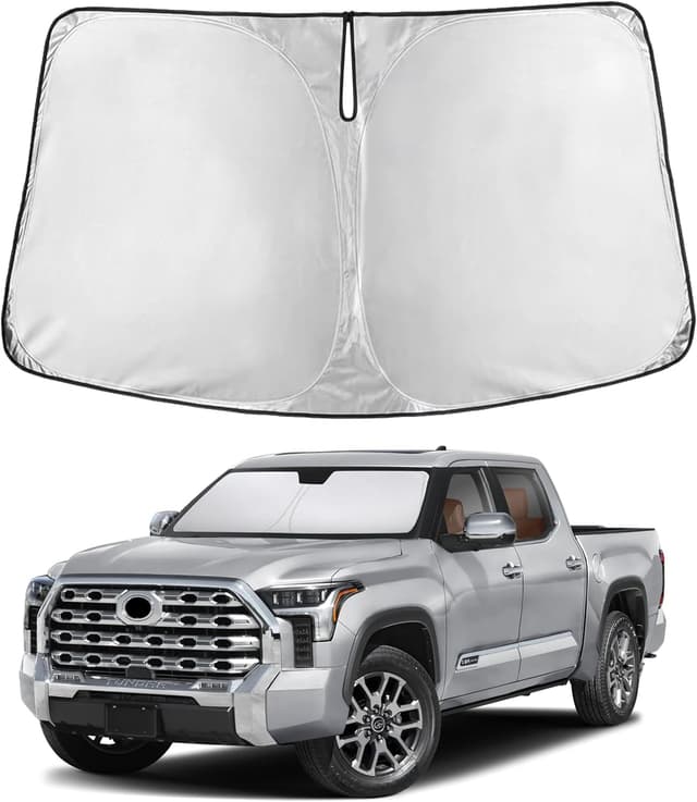 Imagen de EcoNour Windshield Sunshade for Toyota Tundra 2022-2026 en OfertitasTOP