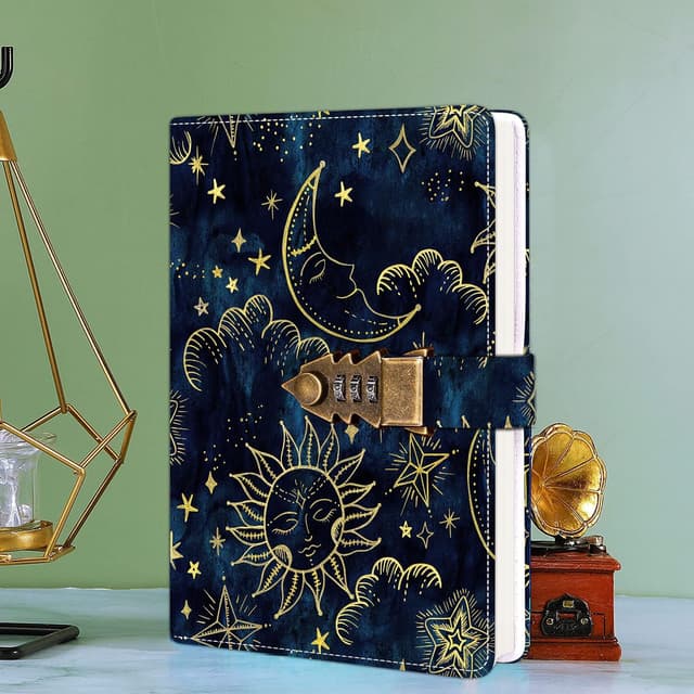 Thumbnail 4 de ZXHQ Tagebuch mit Schloss A5 21 x 15 cm