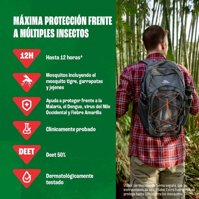 Detalle de Relec Extra Fuerte Spray antimosquitos 125 ml